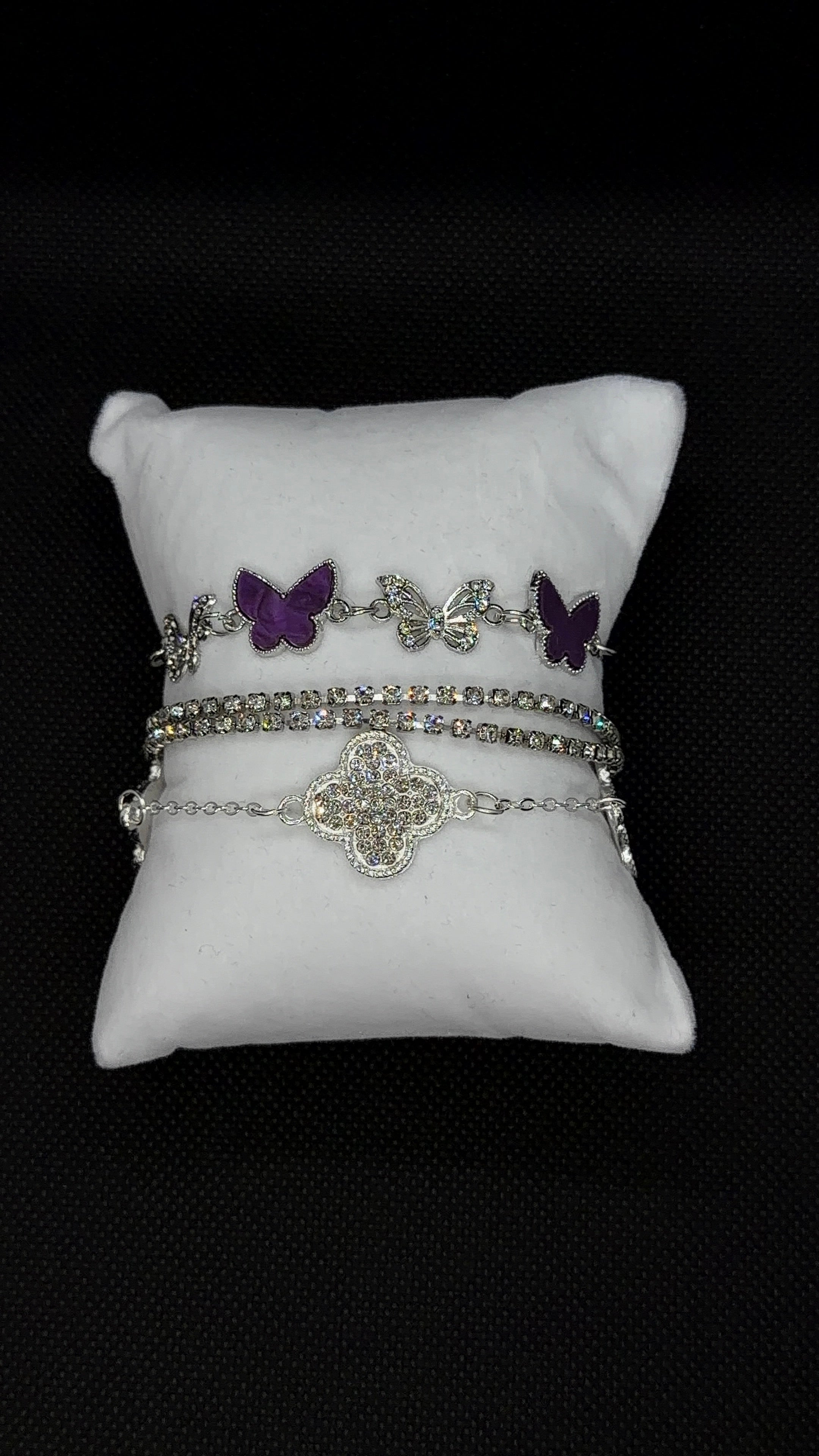 PURPLE BUTTERFLY STACK