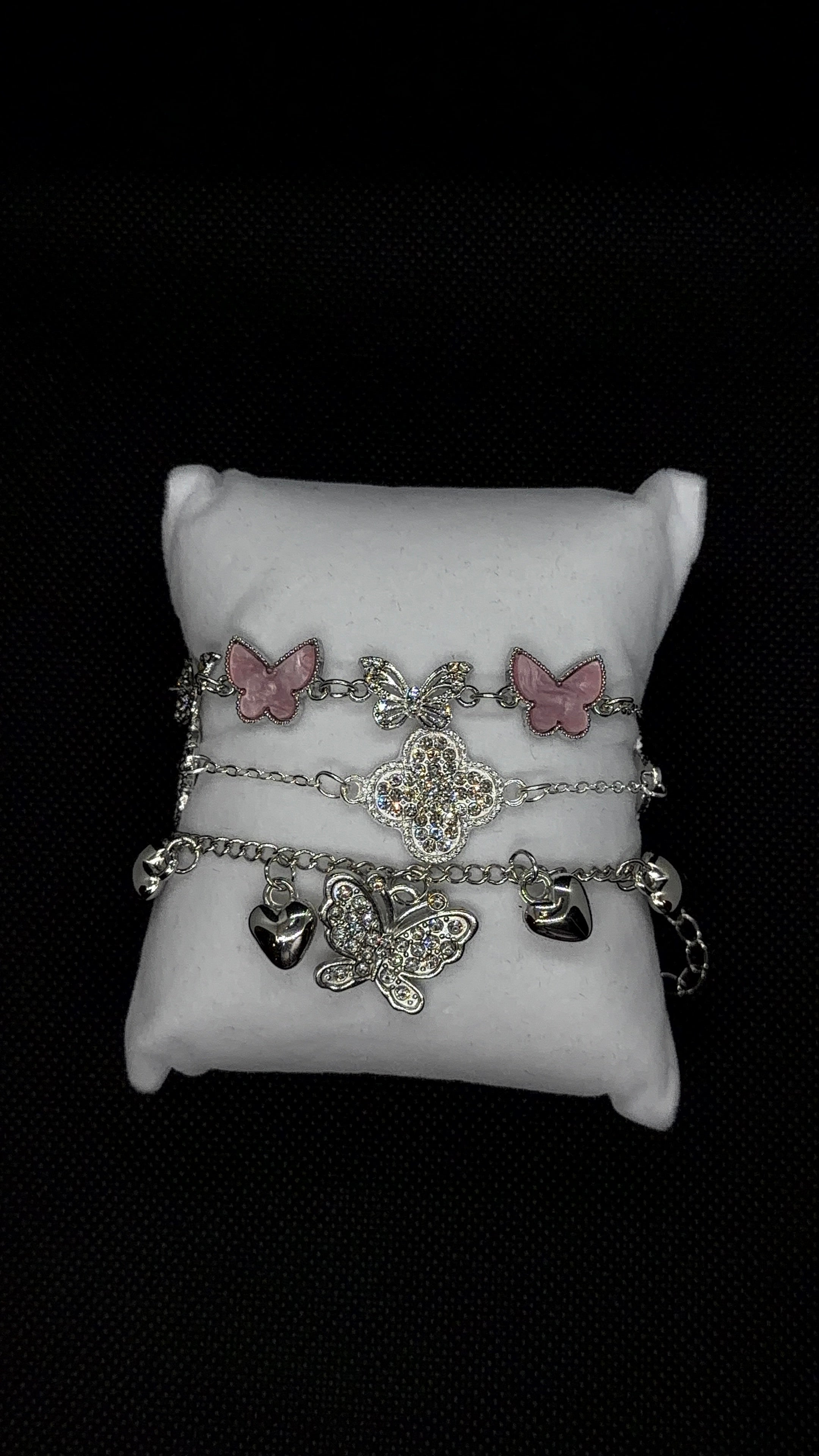 PINK BUTTERFLY STACK