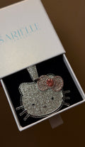 HK PINK BOW PENDANT